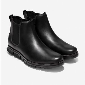 Cole Haan Zero Grand Chelsea Boot Black 7 new
